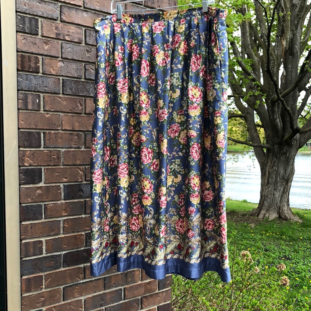 Vintage Susan Bristol Floral Skirt